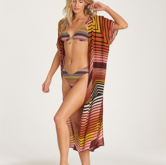 Billabong NWOT Beach Coverup Maxi Wrap M/L - Picture 10 of 11